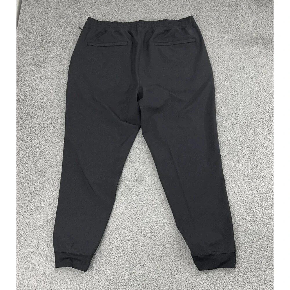 FLX Joggers Men XL Black Stretch Performance Athletic Sportswear Drawstring‎